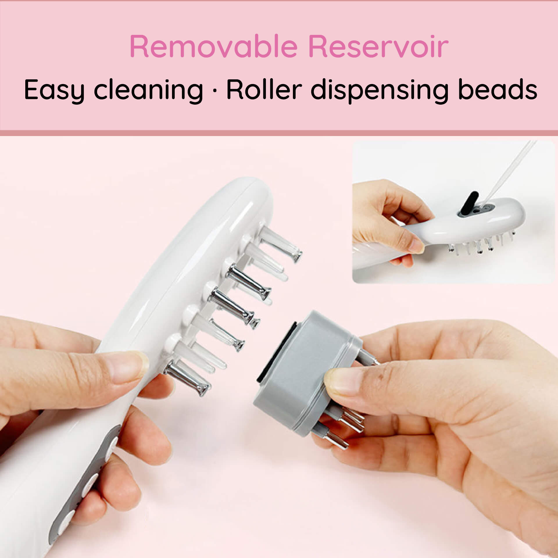 6-in-1 Scalp Massager and Oil Dispenser + Long ’n Strong Hair Oil