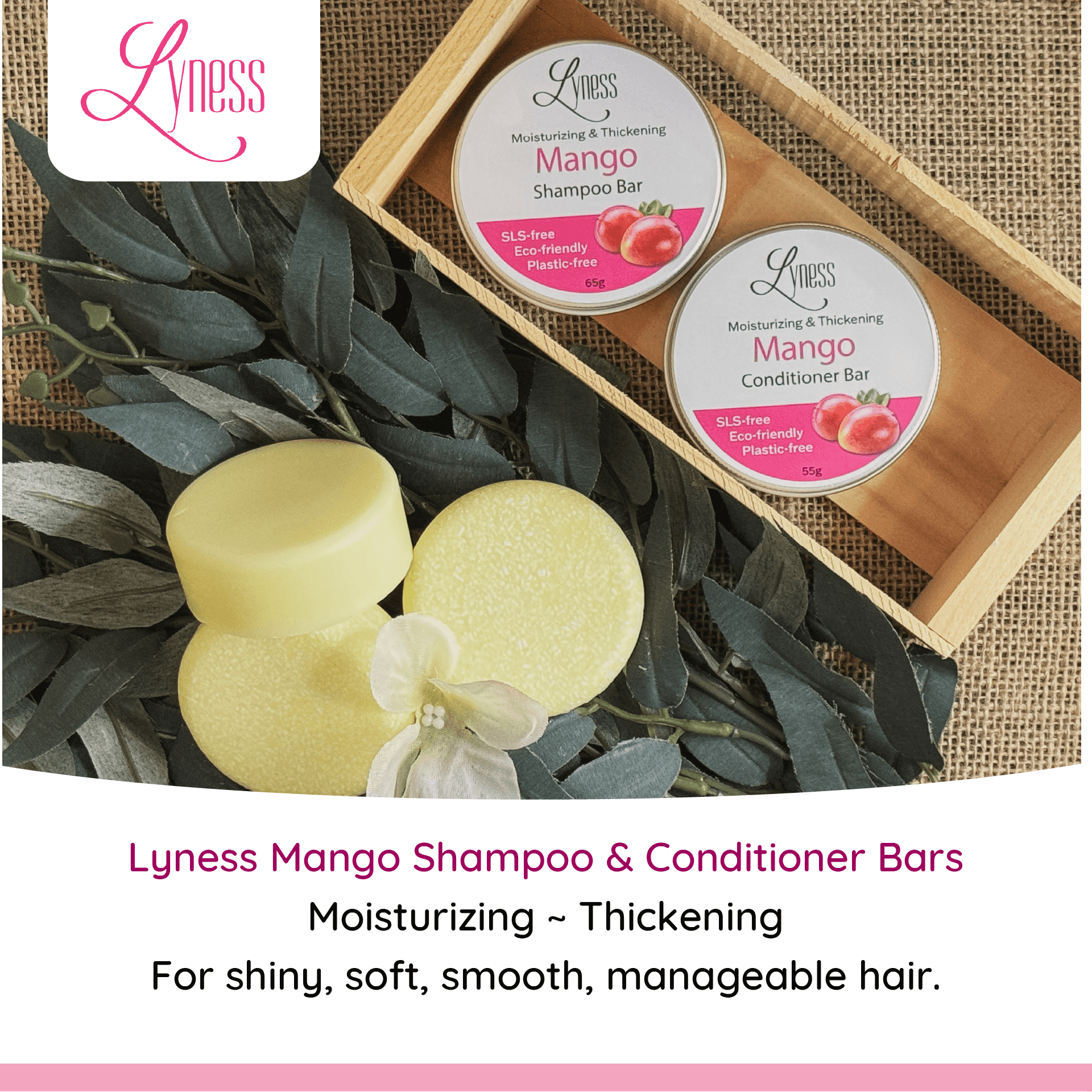 Mango Shampoo Bar | Organic, Eco-friendly, Plastic-free