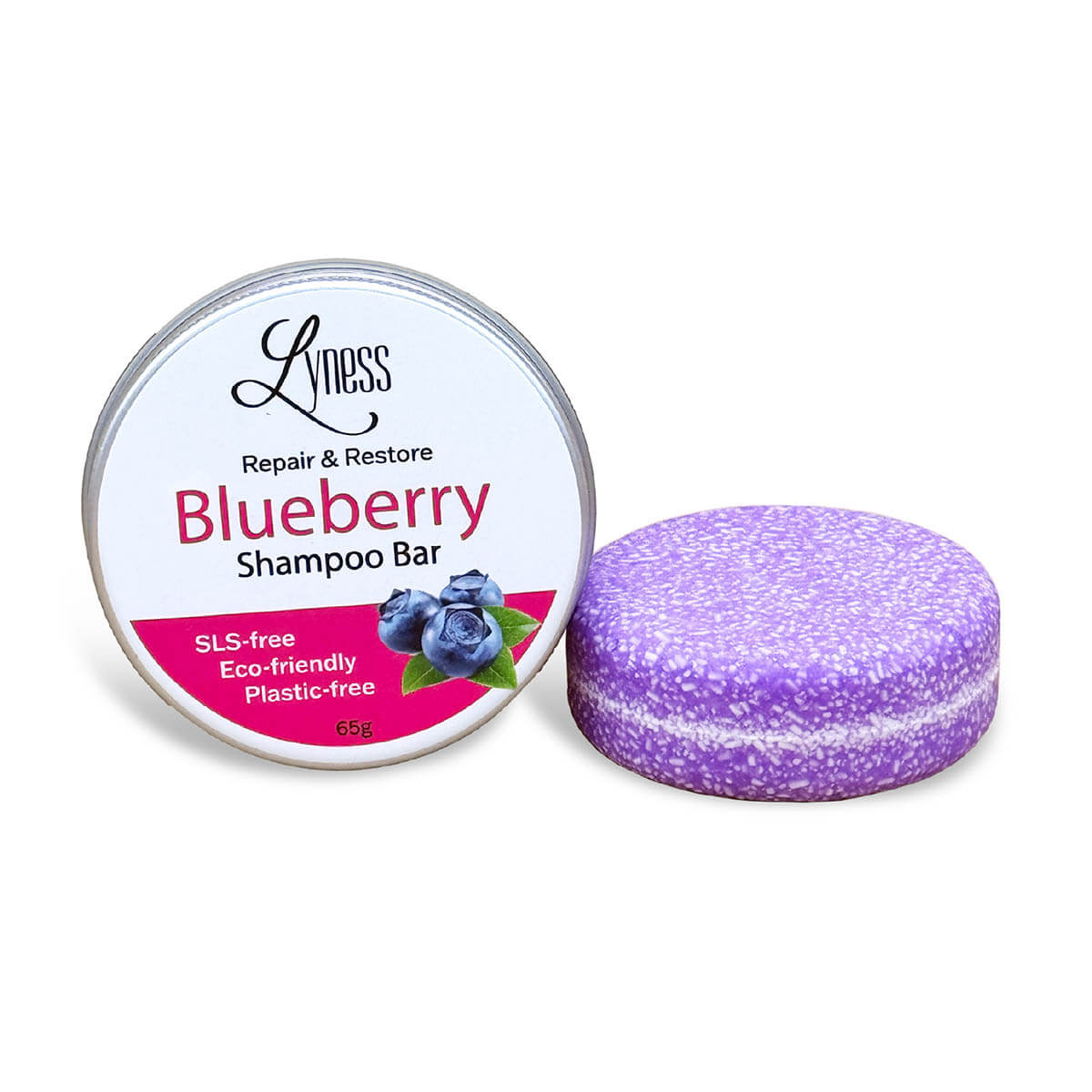 Blueberry Shampoo Bar | Organic, Eco - friendly, Plastic - free - Lyness Beauty Products