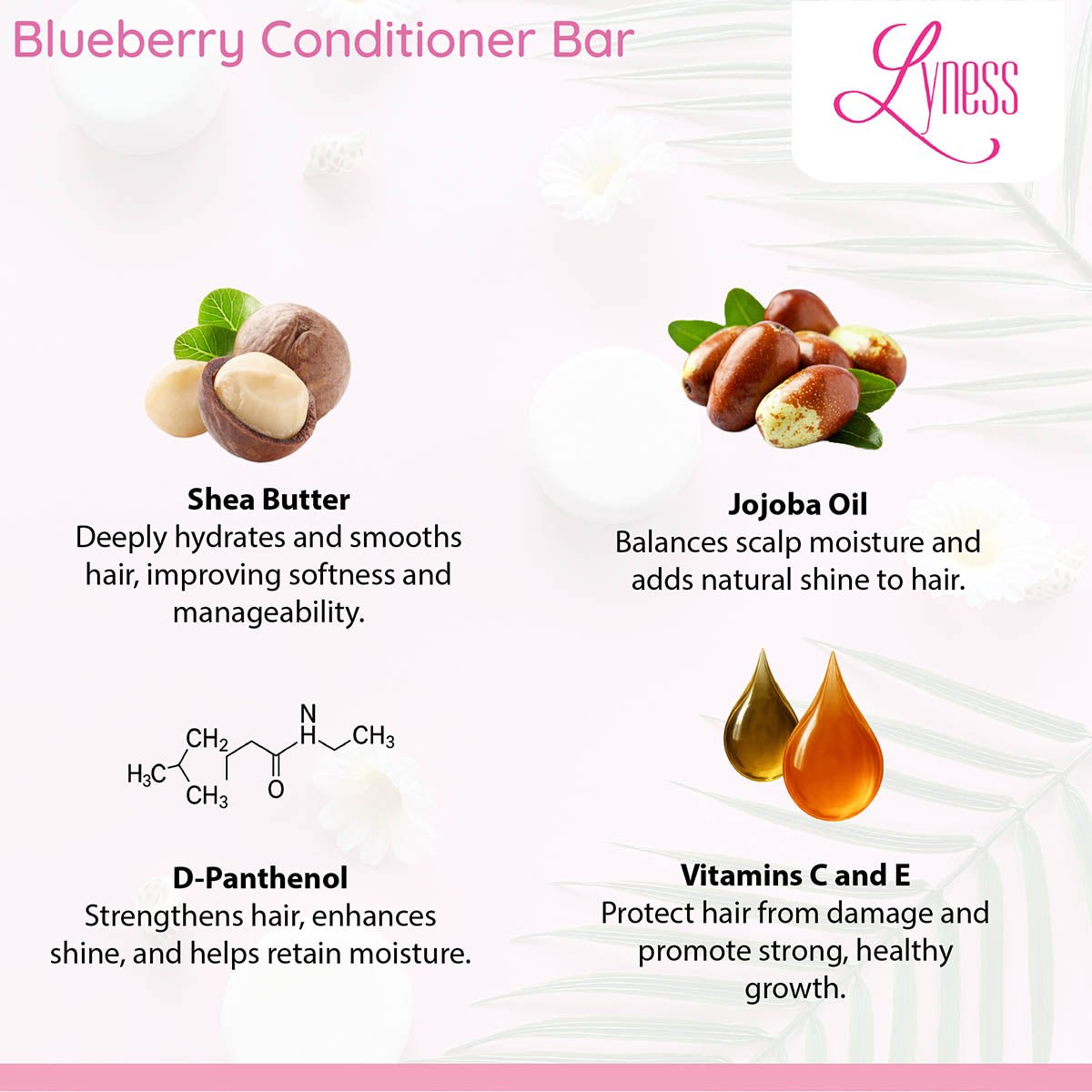 Blueberry Shampoo & Conditioner Bar Set | Organic, Eco - friendly, Plastic - free - Lyness Beauty Products