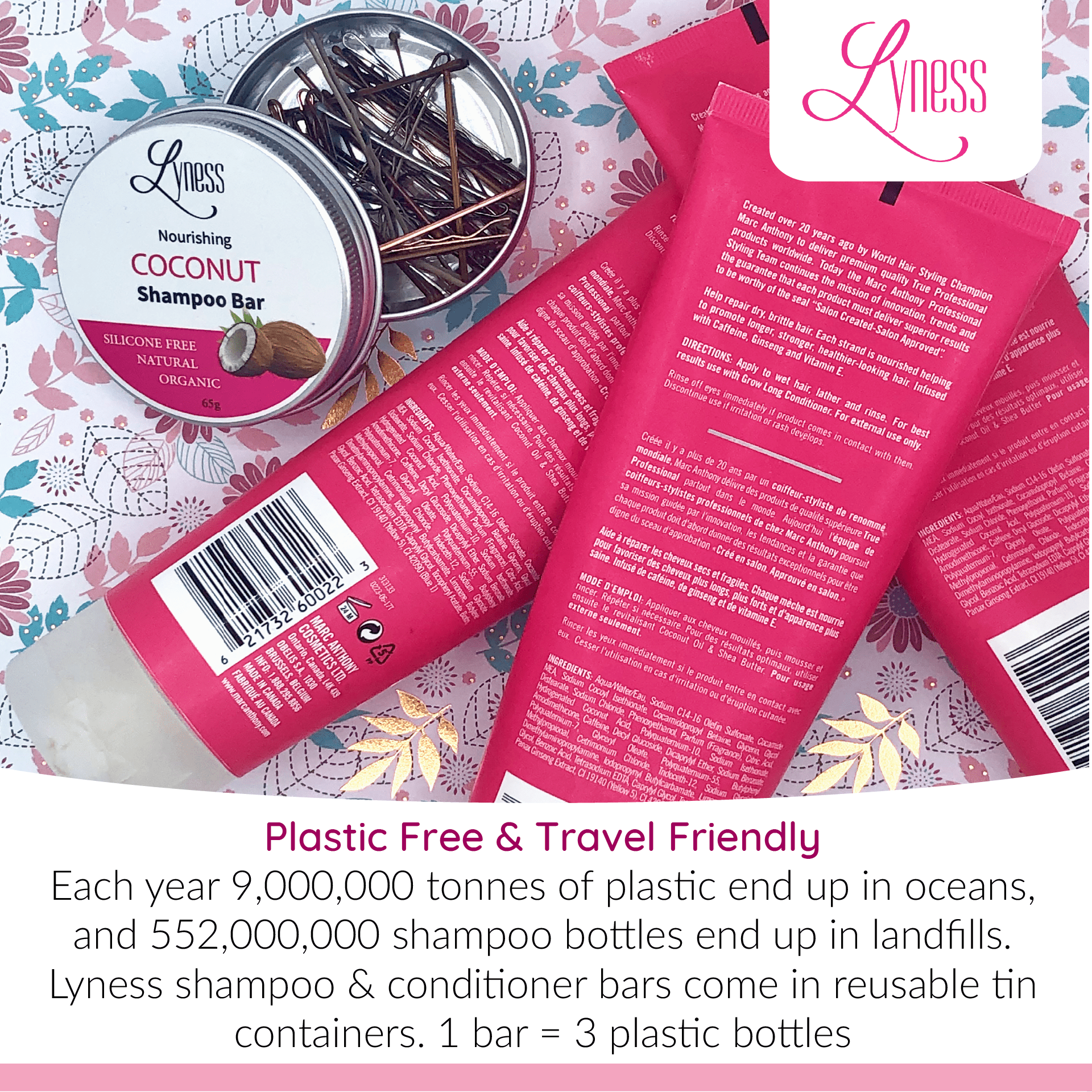 Coco Vanilla Shampoo Bars x 2 | Organic, Eco - friendly, Plastic - free - Lyness Beauty Products