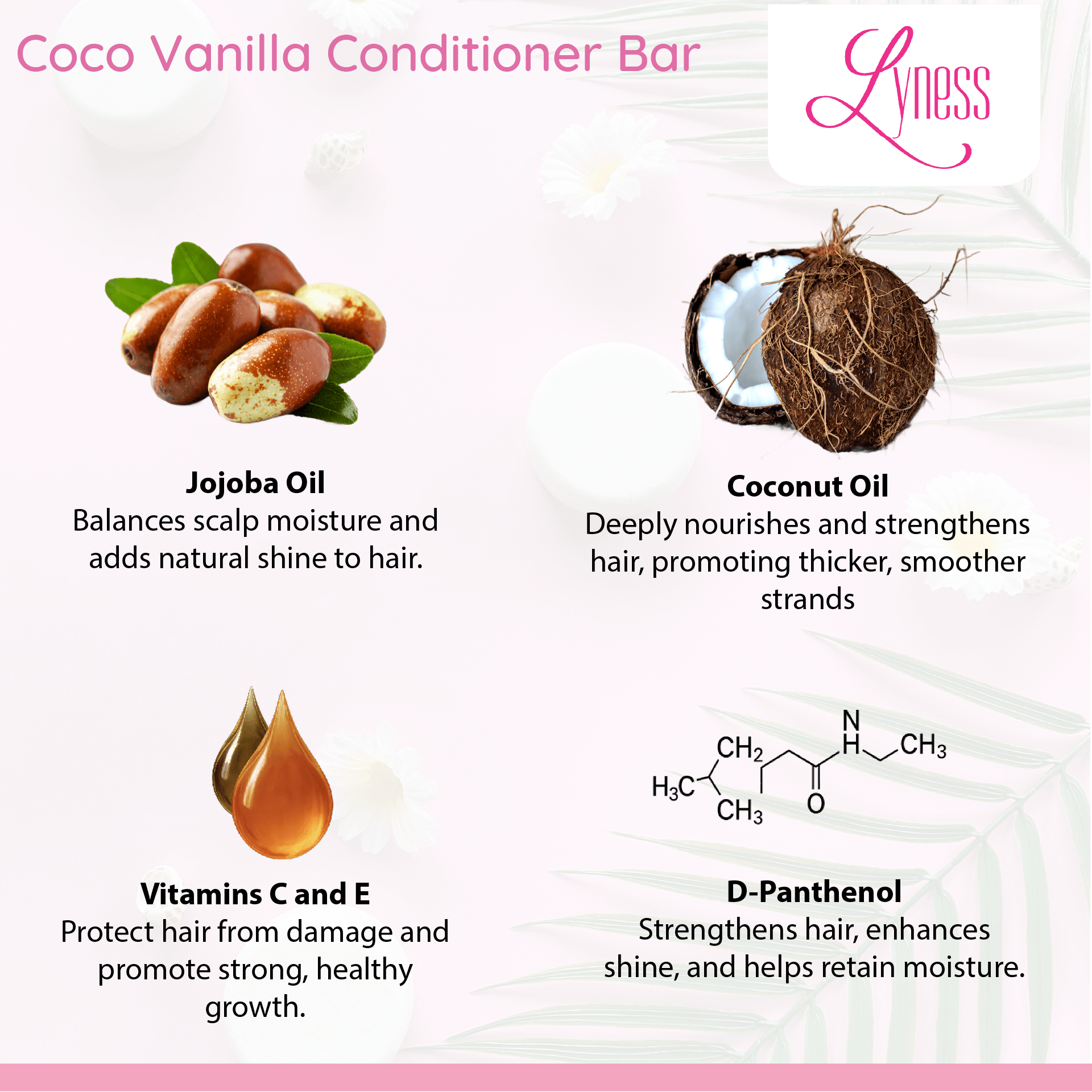 Coconut Vanilla Shampoo & Conditioner Bar Set | Organic, Eco - friendly, Plastic - free - Lyness Beauty Products