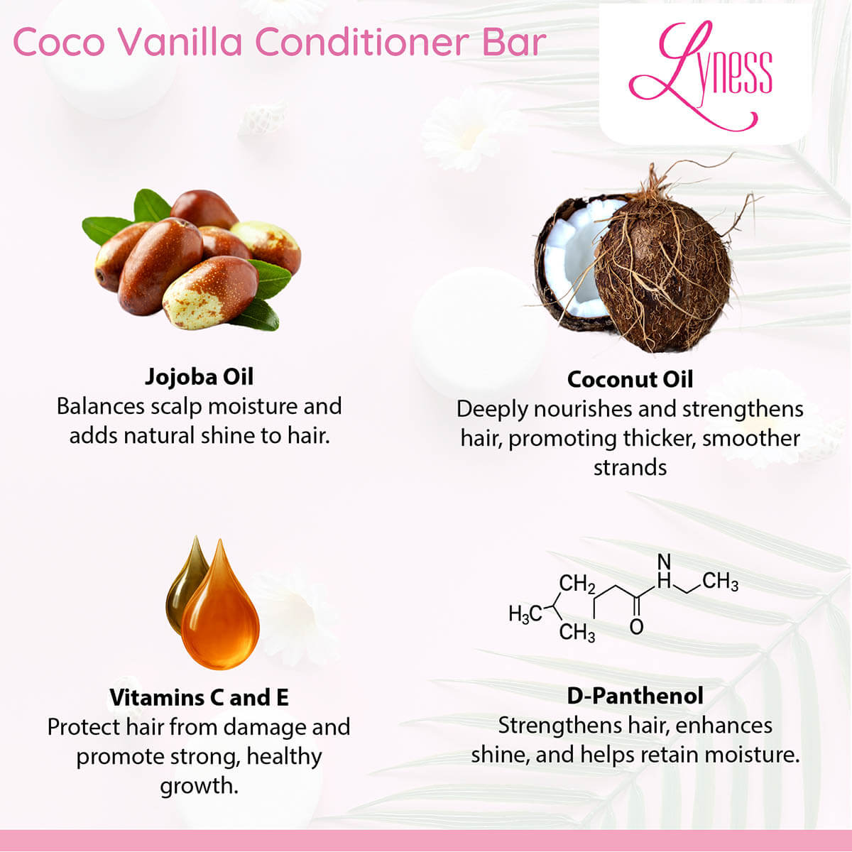 Coconut Vanilla Shampoo & Conditioner Bar Set | Organic, Eco - friendly, Plastic - free - Lyness Beauty Products