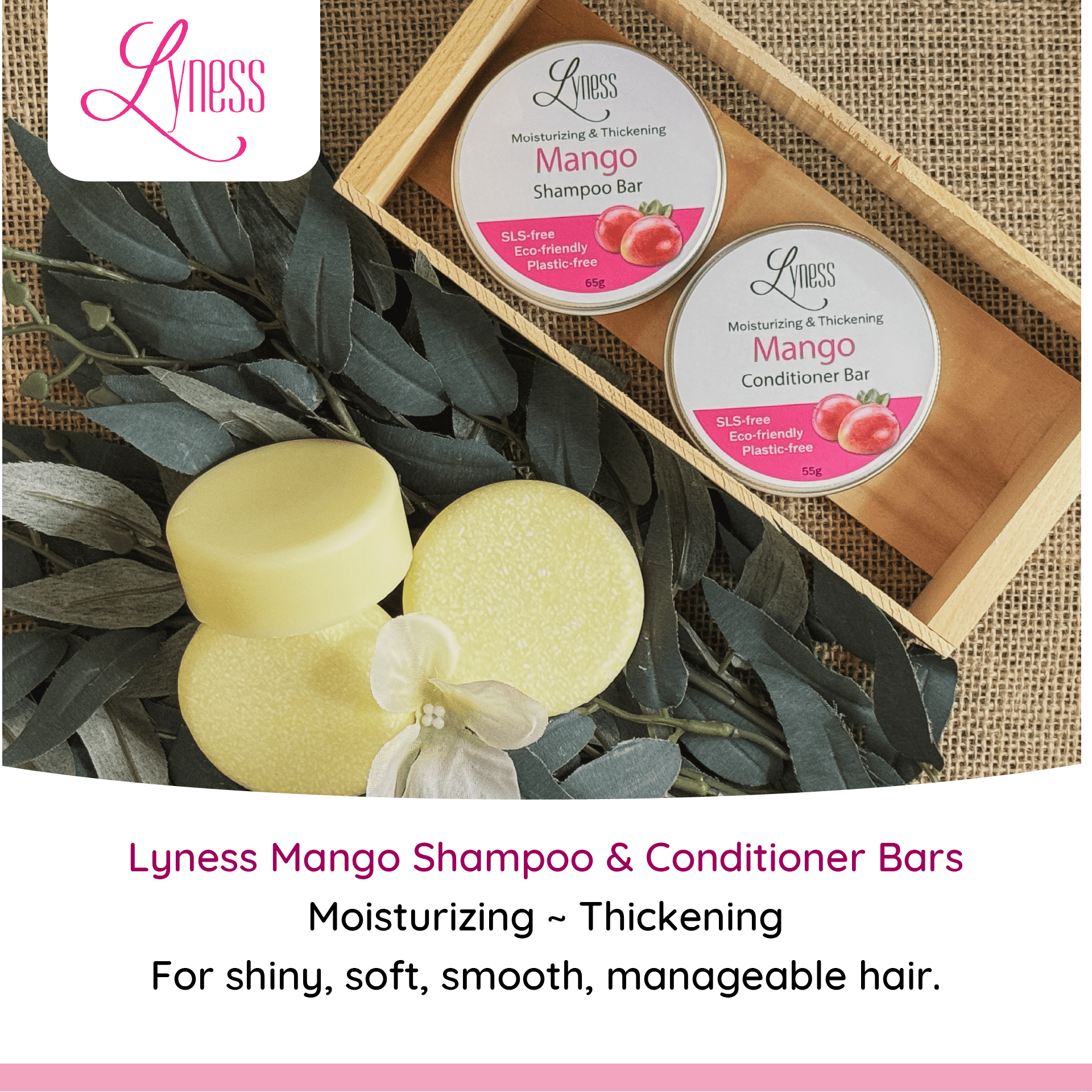 Mango Shampoo Bar | Organic, Eco - friendly, Plastic - free - Lyness Beauty Products