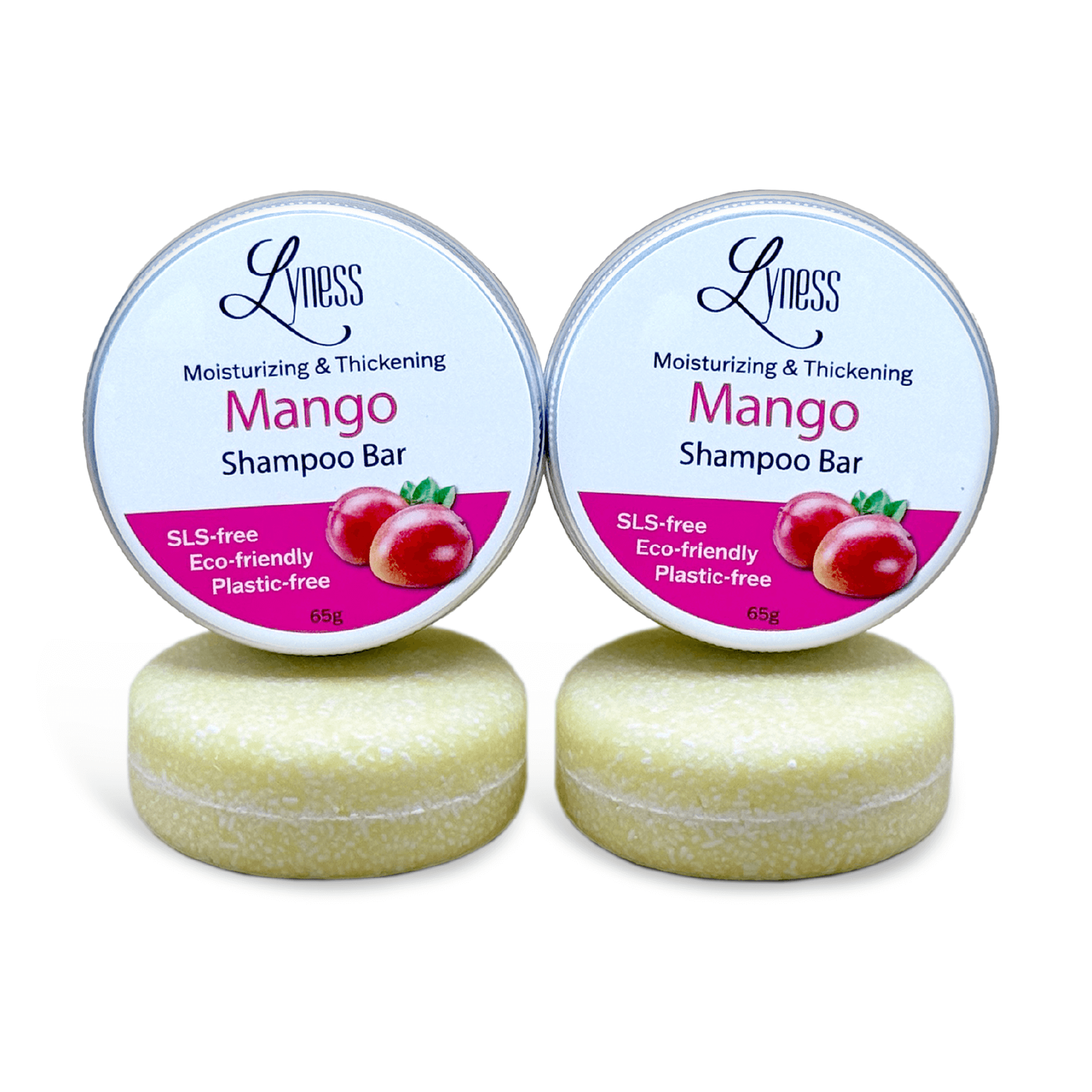 Mango Shampoo Bars x 2 | Organic, Eco - friendly, Plastic - free - Lyness Beauty Products