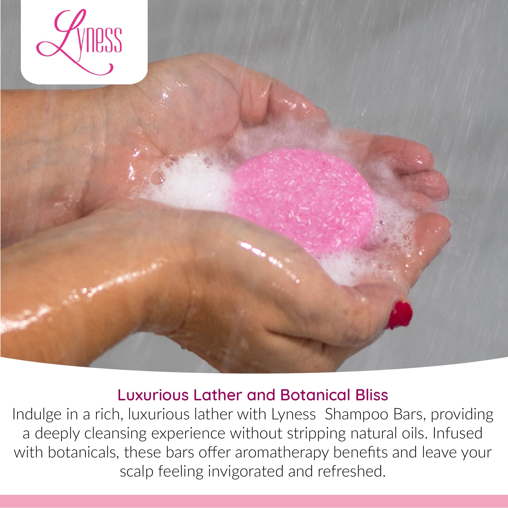 Strawberry Shampoo Bar | Organic, Eco - friendly, Plastic - free - Lyness Beauty Products
