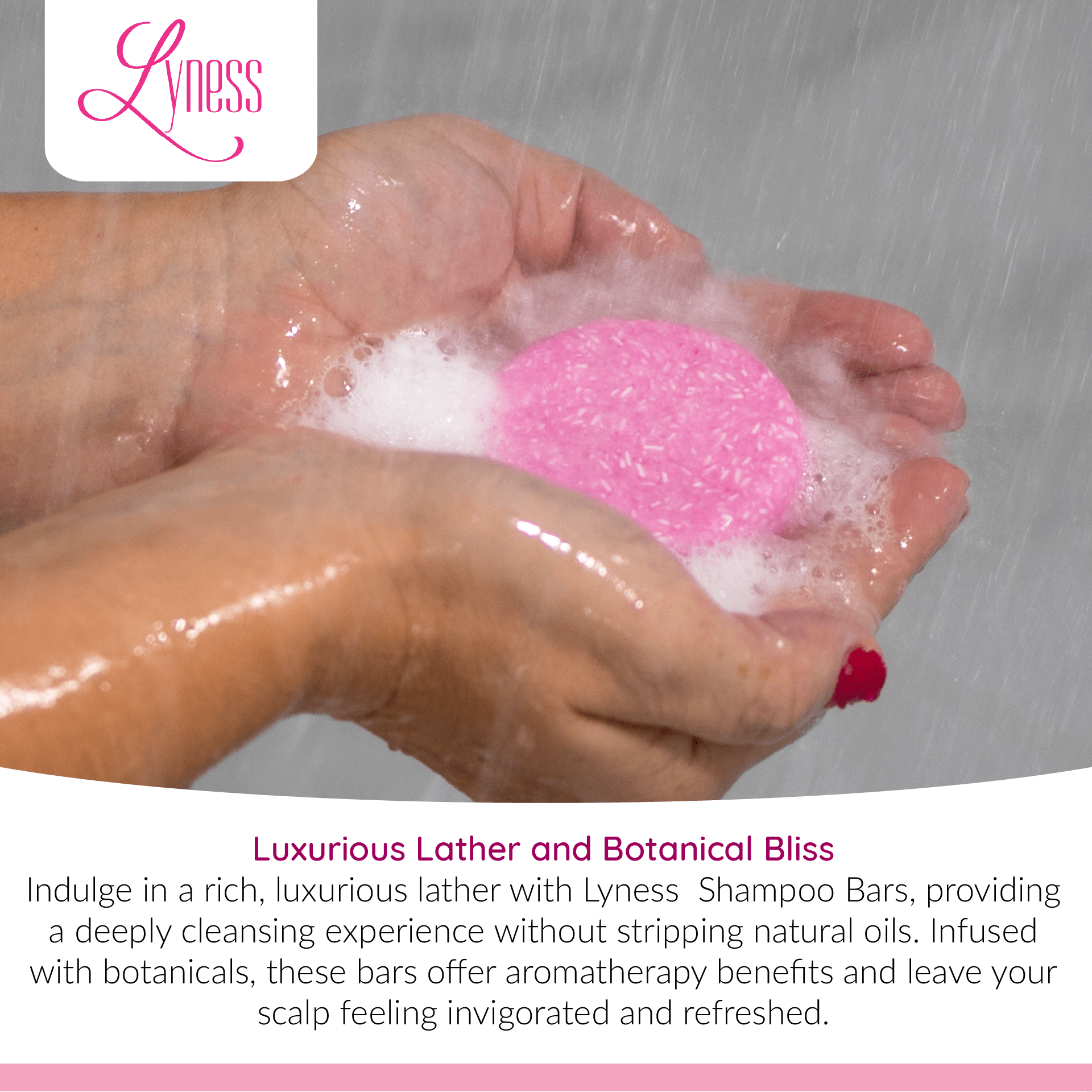 Strawberry Shampoo & Conditioner Bar Set | Organic, Eco - friendly, Plastic - free - Lyness Beauty Products