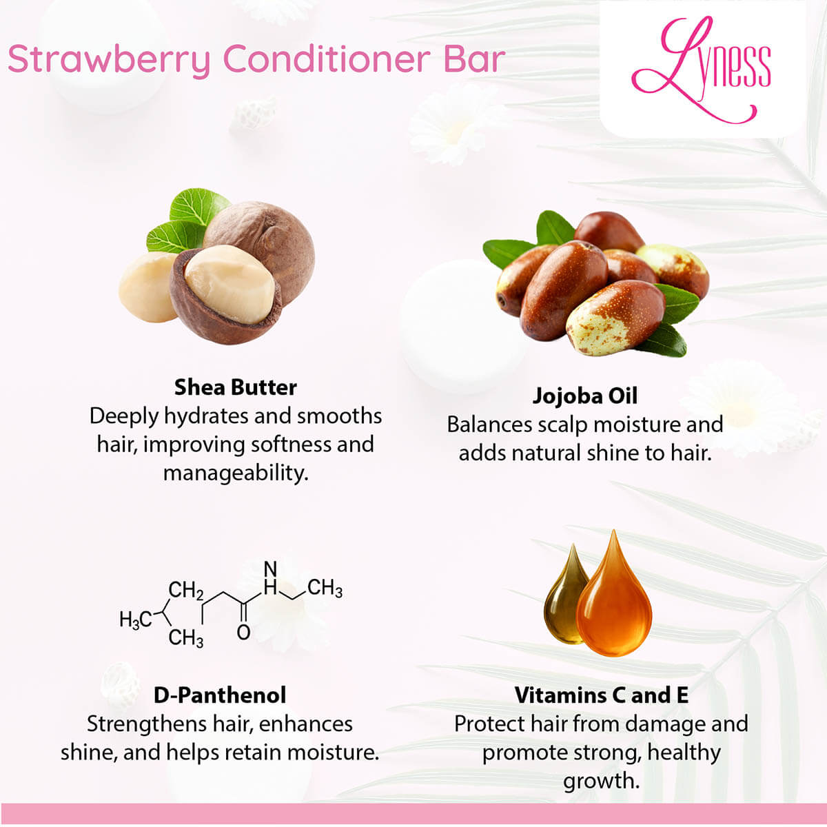 Strawberry Shampoo & Conditioner Bar Set | Organic, Eco - friendly, Plastic - free - Lyness Beauty Products