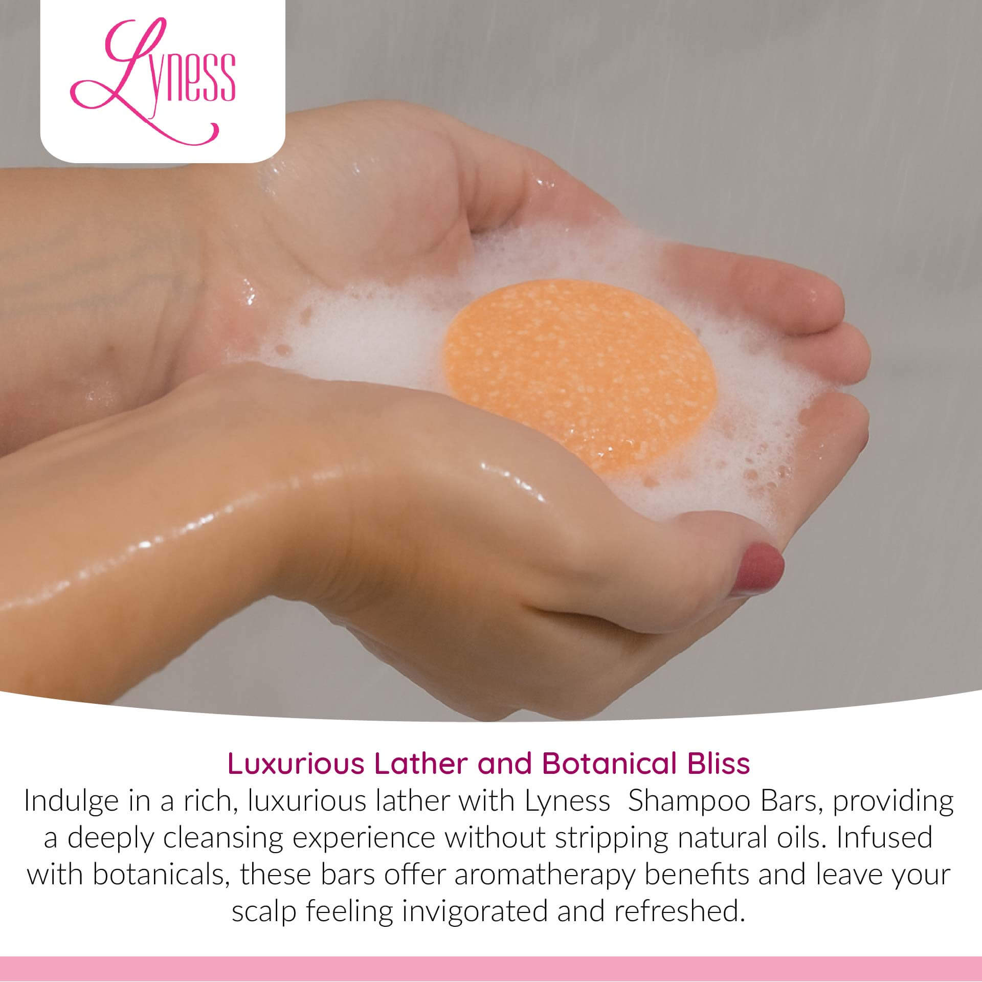 Sweet Orange Shampoo Bar | Organic, Eco - friendly, Plastic - free - Lyness Beauty Products