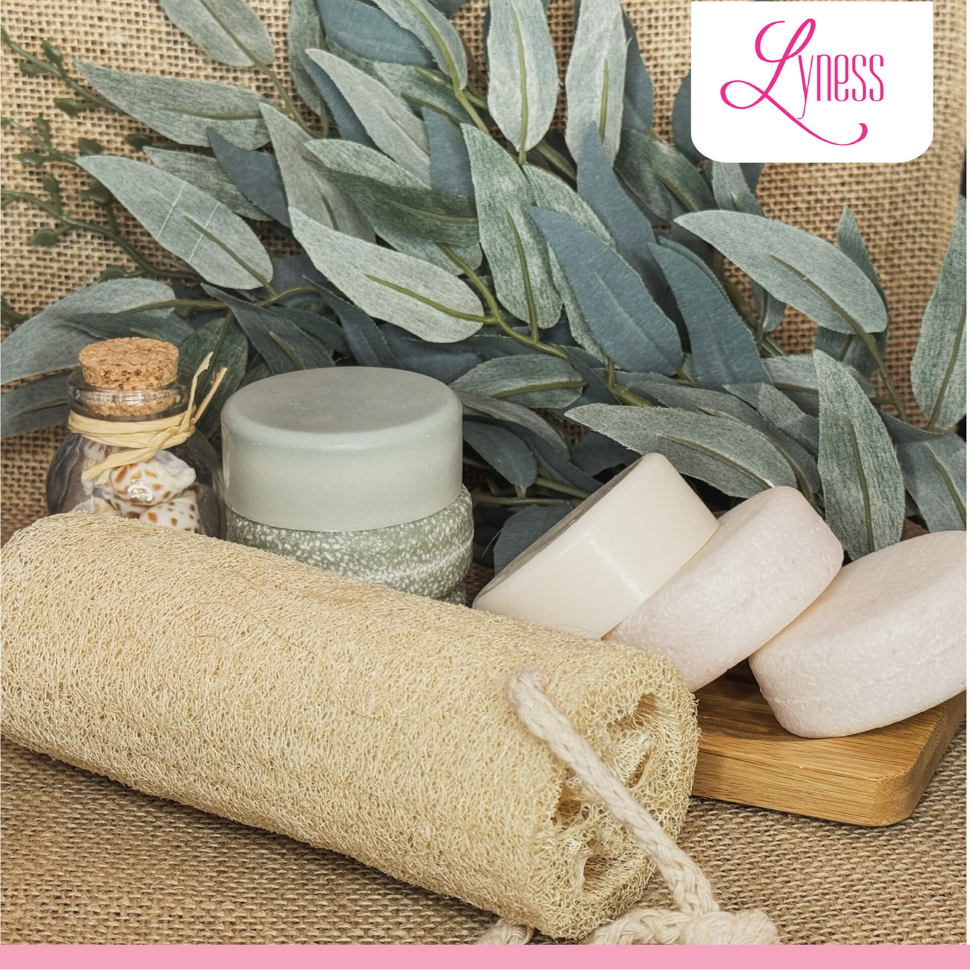 Long 'n Strong Shampoo & Conditioner Bar Set | For Growth & Natural Colour Retention |Organic | Eco-friendly, Plastic-free - Lyness Beauty Products