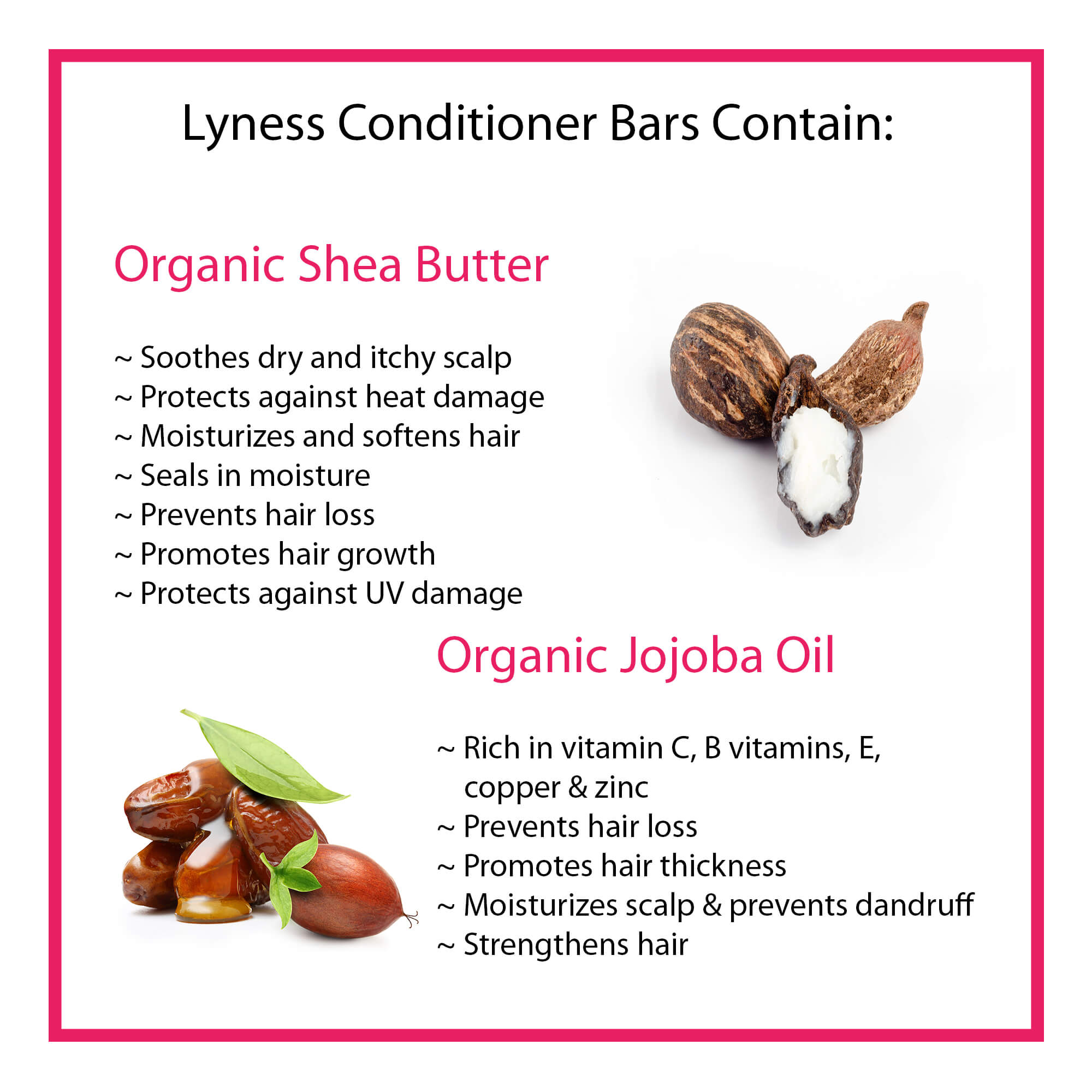 Strawberry Shampoo & Conditioner Bar Set | Organic & Natural | Eco-friendly, Plastic-free - Lyness Beauty Products