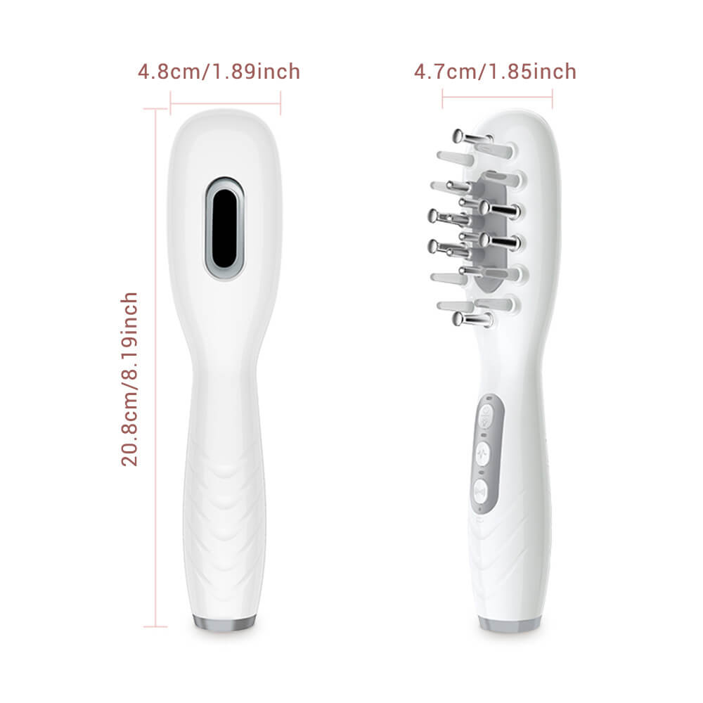 6-in-1 Scalp Massager with EMS, LED Light Therapy, and Oil Dispensing