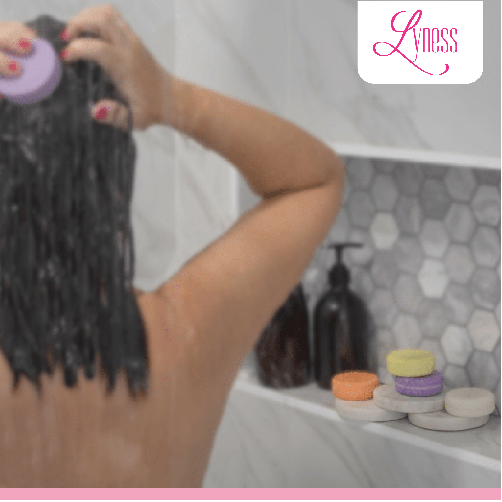 Blueberry Shampoo & Conditioner Bar Set | Organic, Eco - friendly, Plastic - free - Lyness Beauty Products