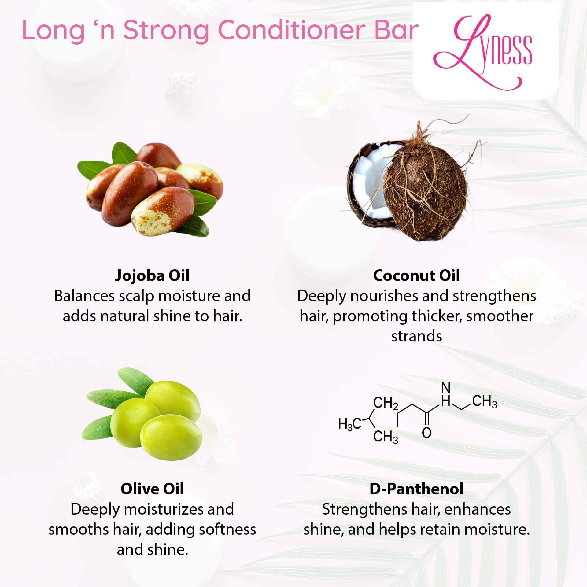 Long 'n Strong Shampoo & Conditioner Bar Set | For Growth & Natural Colour Retention - Lyness Beauty Products