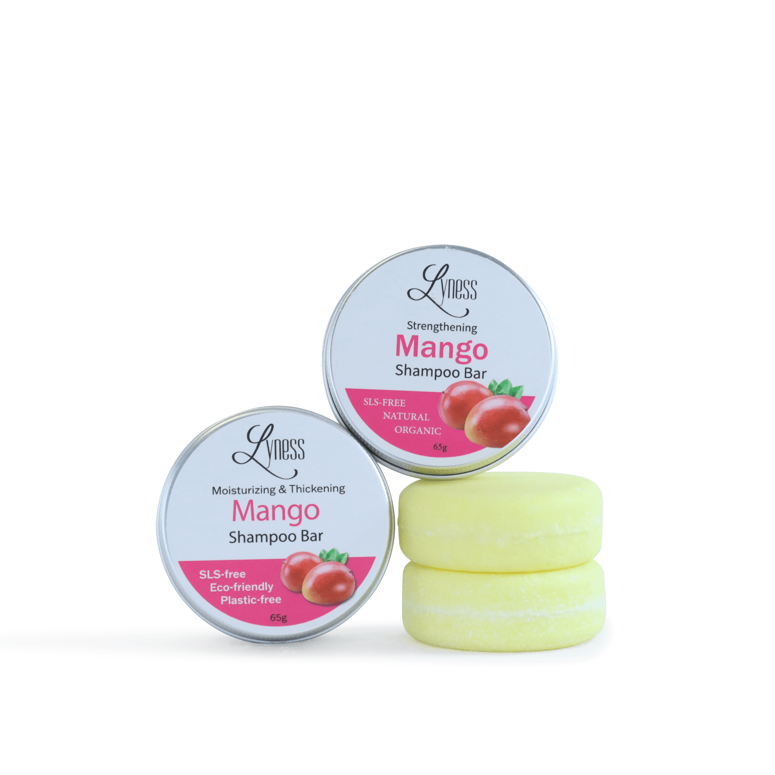 Mango Shampoo Bars x 2 | Organic & Natural | Eco - friendly, Plastic - free - Lyness Beauty Products