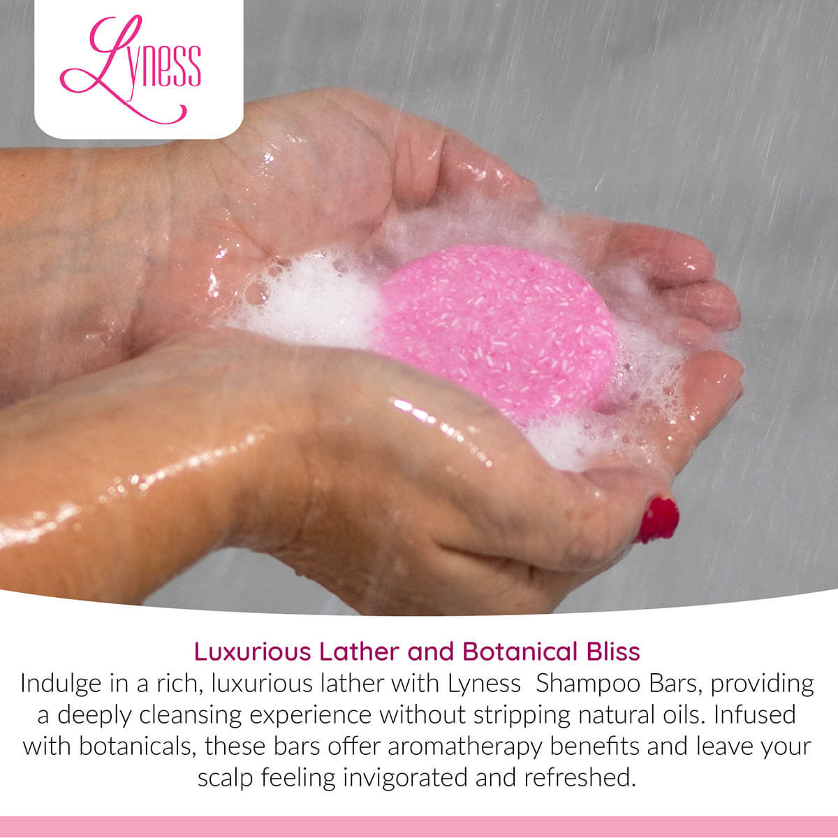 Strawberry Shampoo Bar | Organic, Eco - friendly, Plastic - free - Lyness Beauty Products