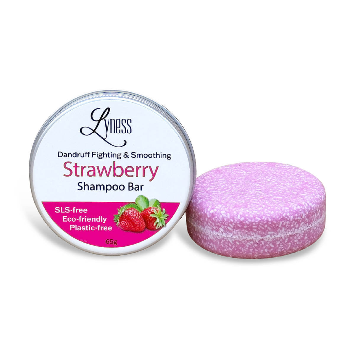 Strawberry Shampoo Bar | Organic, Eco - friendly, Plastic - free - Lyness Beauty Products