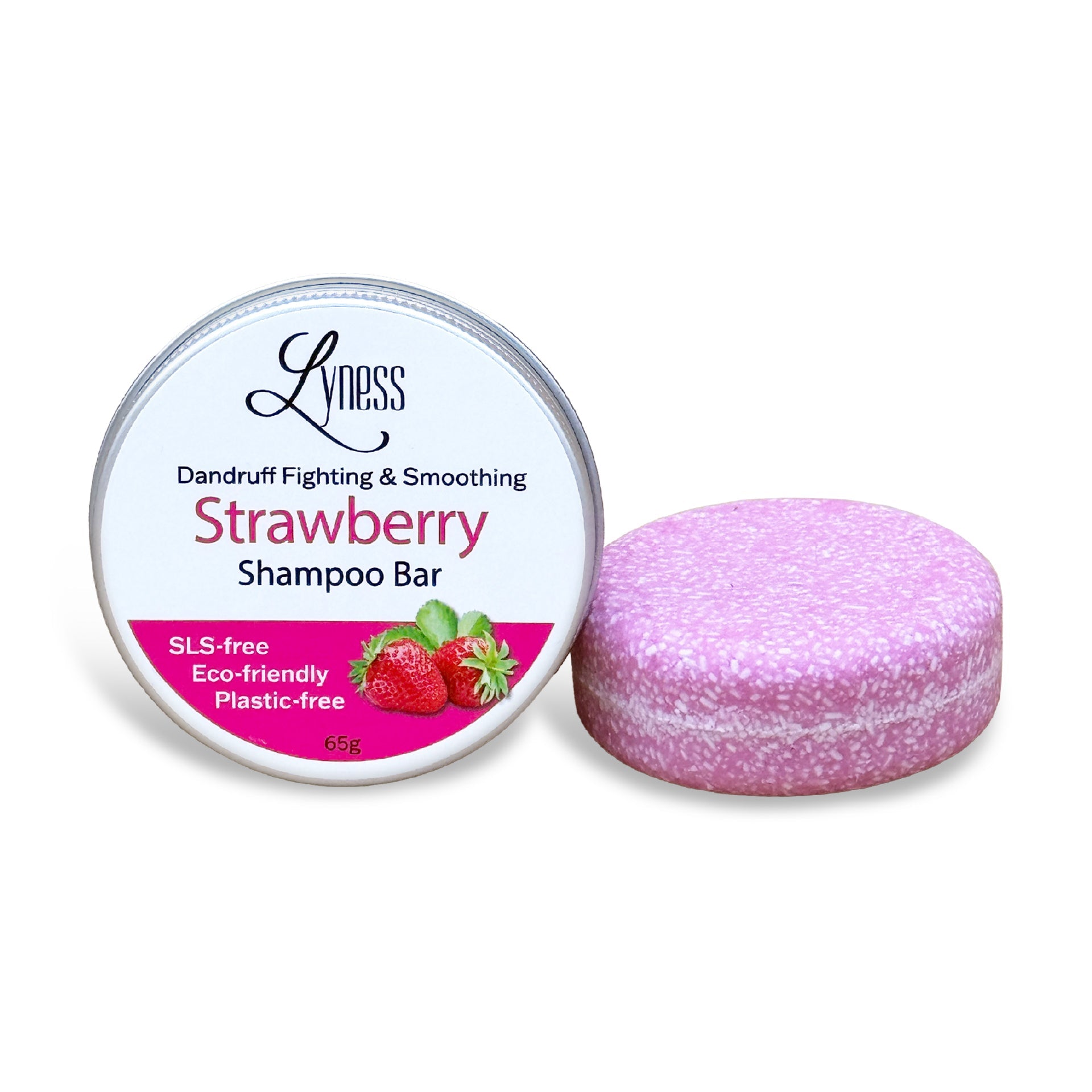 Strawberry Shampoo Bar | Organic, Eco - friendly, Plastic - free - Lyness Beauty Products