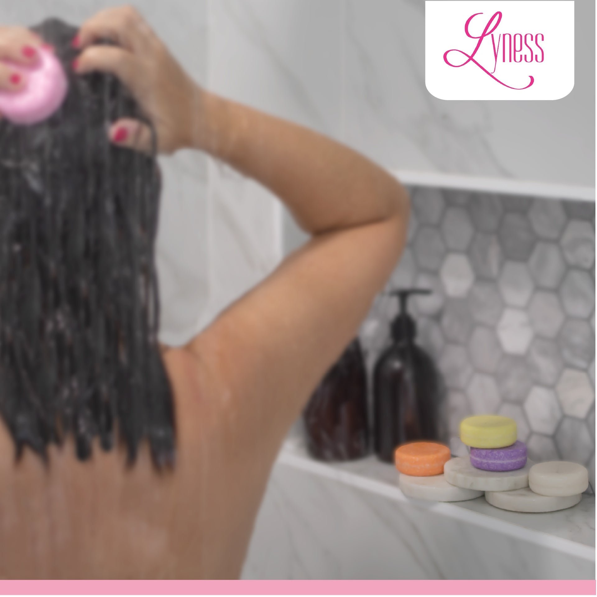 Strawberry Shampoo Bars x 2 | Organic, Eco - friendly, Plastic - free - Lyness Beauty Products