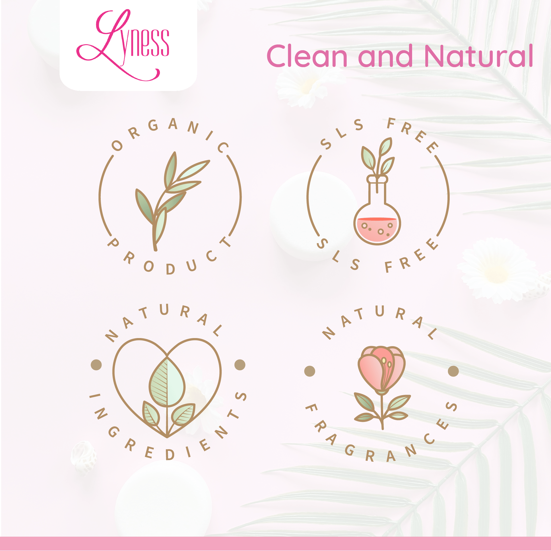 Strawberry Shampoo & Conditioner Bar Set | Organic, Eco - friendly, Plastic - free - Lyness Beauty Products