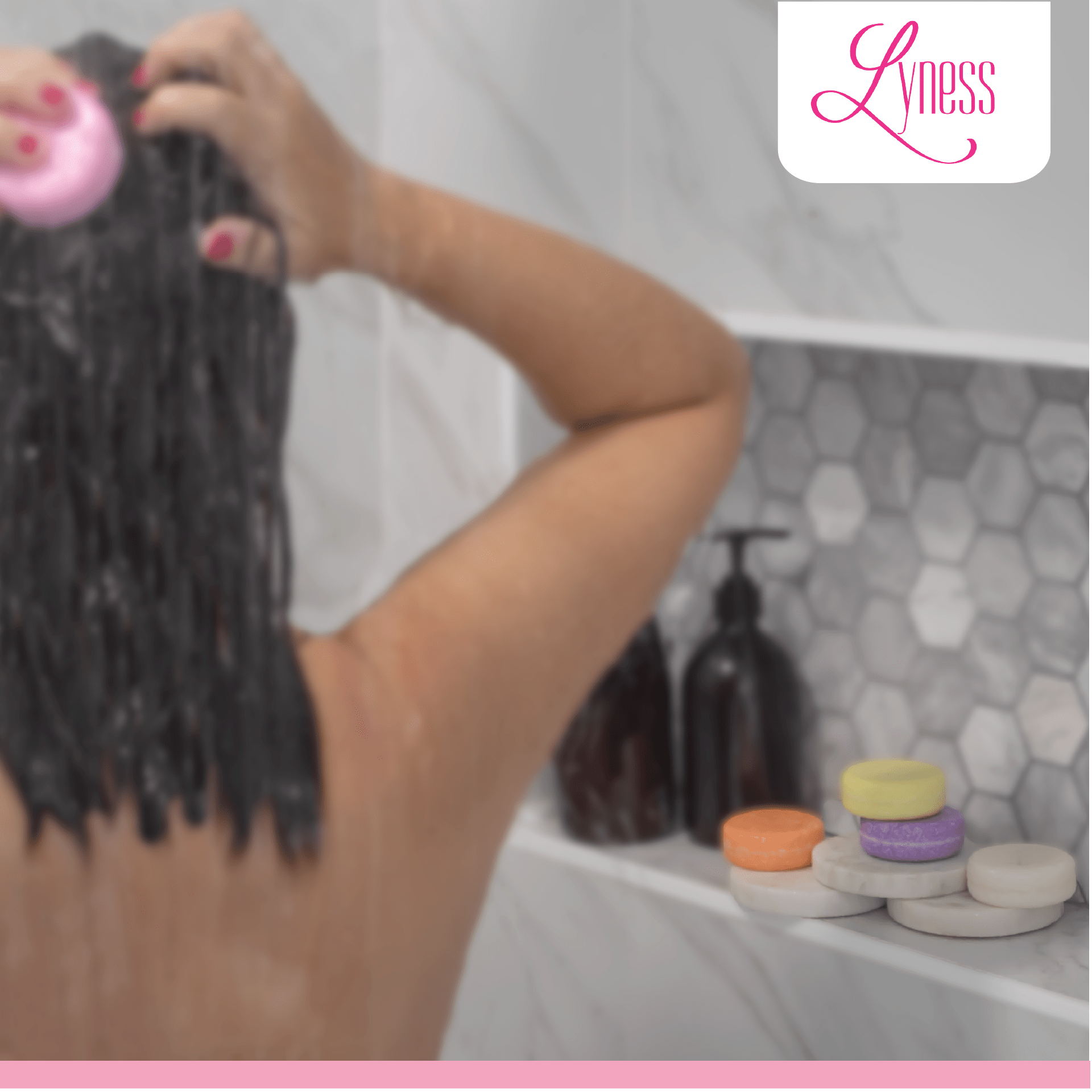 Strawberry Shampoo & Conditioner Bar Set | Organic, Eco - friendly, Plastic - free - Lyness Beauty Products