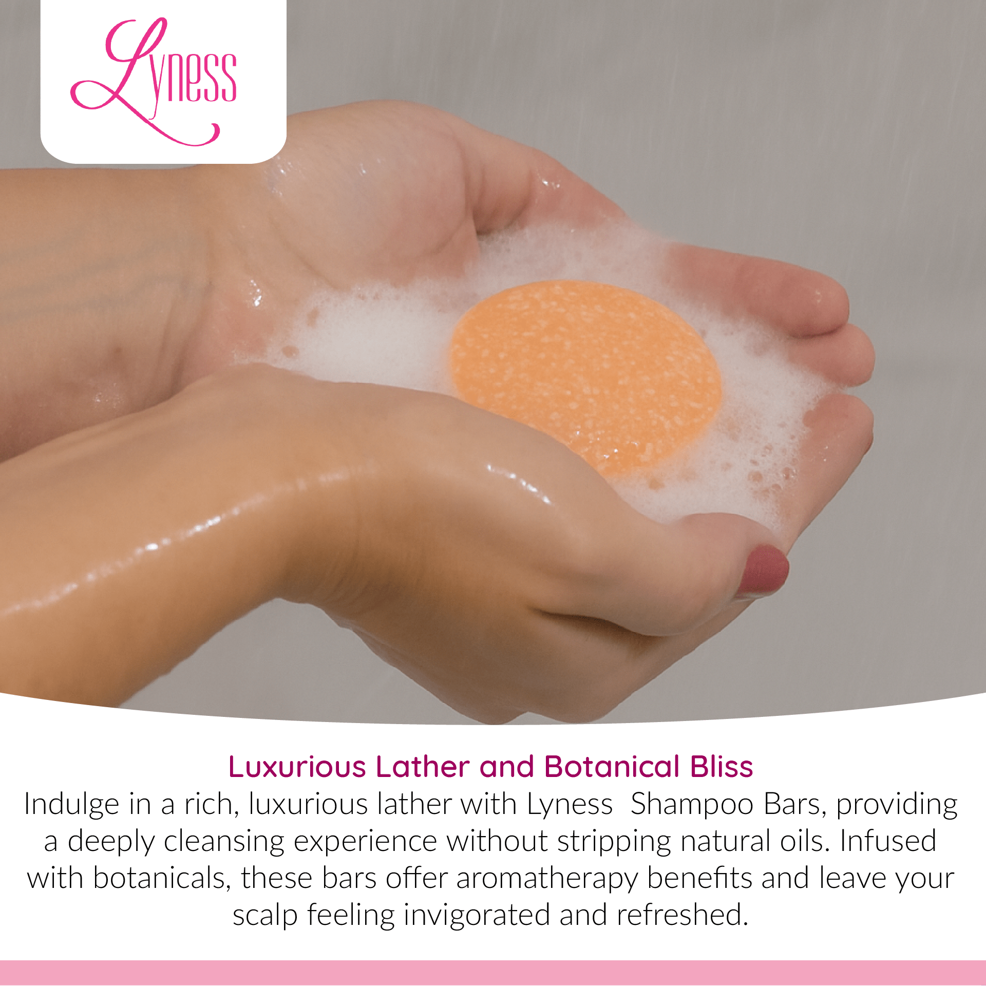 Sweet Orange Shampoo Bar | Organic, Eco - friendly, Plastic - free - Lyness Beauty Products