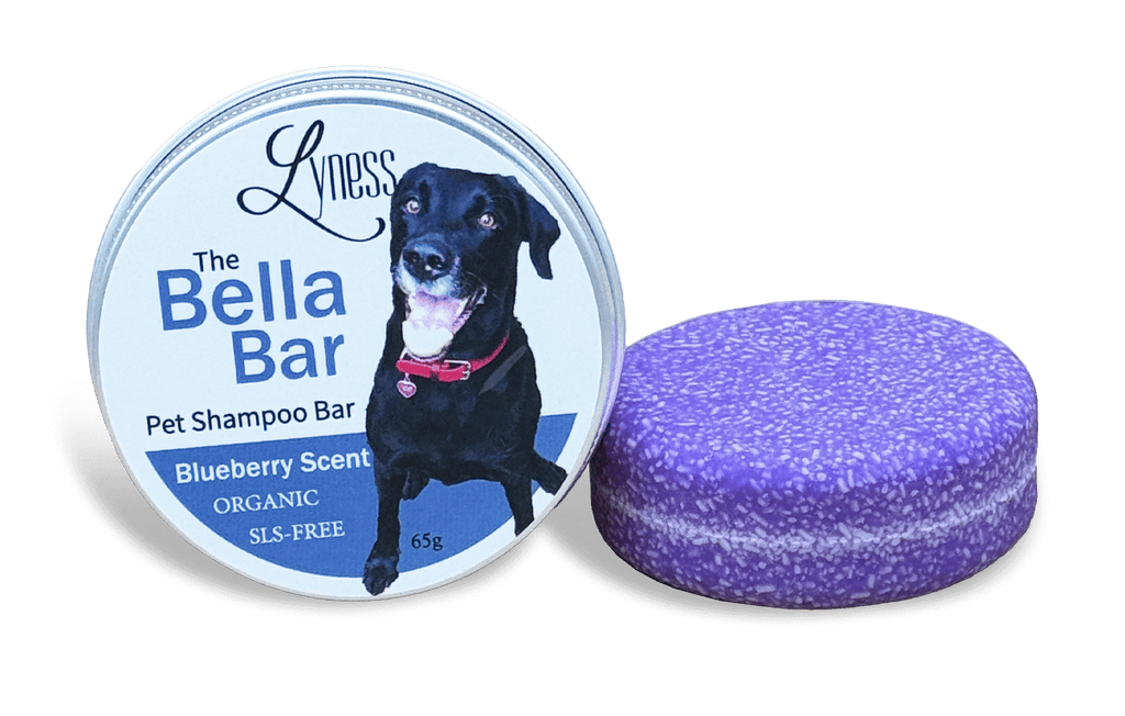 Blueberry Bella Bar | Pet Shampoo Bar for Cats and Dogs | All-Natural Odor-Fighting Ingredients | Luscious Lather | Comes In A Reusable Tin Container - Lyness Beauty Products