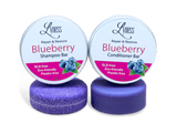 Blueberry Shampoo & Conditioner Bar Set | Organic & Natural | Eco-friendly, Plastic-free