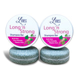 Long 'n Strong Shampoo | 2 Bar Set | For Growth & Natural Colour Retention |Organic | Eco-friendly, Plastic-free - Lyness Beauty Products