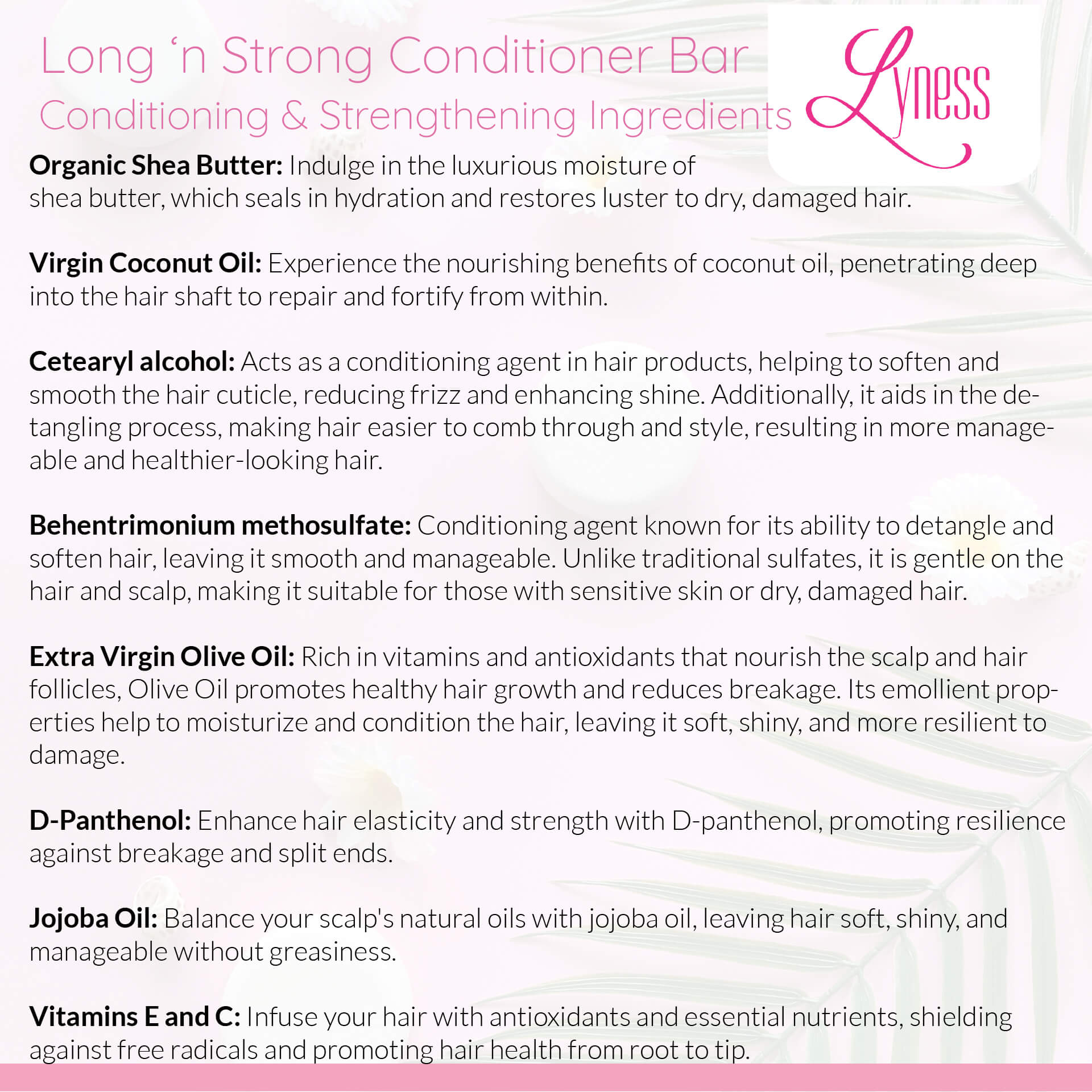 Long 'n Strong Shampoo & Conditioner Bar Set | For Growth & Natural Colour Retention |Organic | Eco-friendly, Plastic-free - Lyness Beauty Products