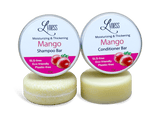 Mango Shampoo & Conditioner Bar Set | Organic & Natural | Eco-friendly, Plastic-free