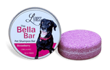 Strawberry Bella Bar | Pet Shampoo Bar for Cats and Dogs | All-Natural | Odor-Fighting | Luscious Lather | Strawberry Scent | Reusable Container - Lyness Beauty Products