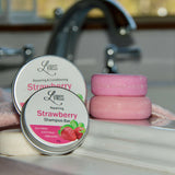 Strawberry Shampoo & Conditioner Bar Set | Organic & Natural | Eco-friendly, Plastic-free - Lyness Beauty Products