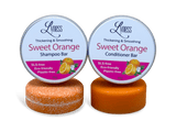 Sweet Orange Shampoo & Conditioner Bar Set | Organic & Natural | Eco-friendly, Plastic-free