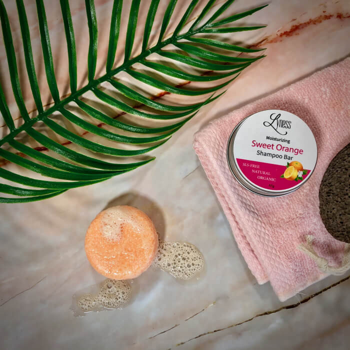 Sweet Orange Shampoo & Conditioner Bar Set | Organic & Natural | Eco-friendly, Plastic-free - Lyness Beauty Products